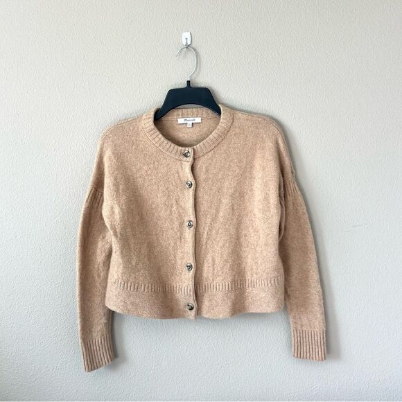 Madewell Clemence Wool Blend Cropped Cardigan - Picture 5 of 11